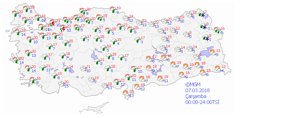 İstanbul Hava Durumu Raporu | 7 Mart Çarşamba, 5 Günlük Yurtta Hava Durumu